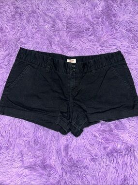 Mossimo Supply Co. Black Denim Short Shorts